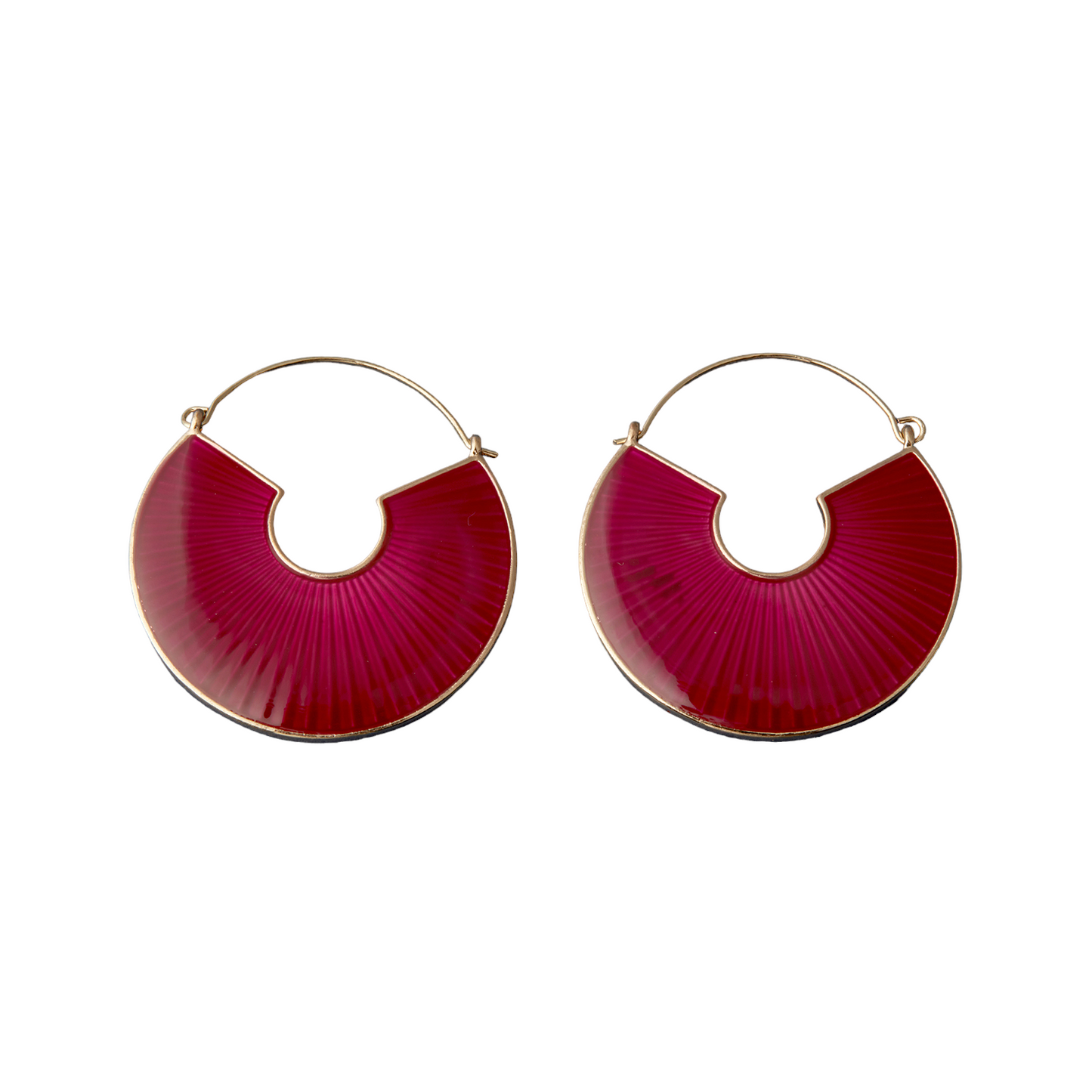 McAllistter – Pink Enamel Dangle Earring