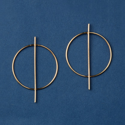 McAllistter – Circle Geometric Earrings