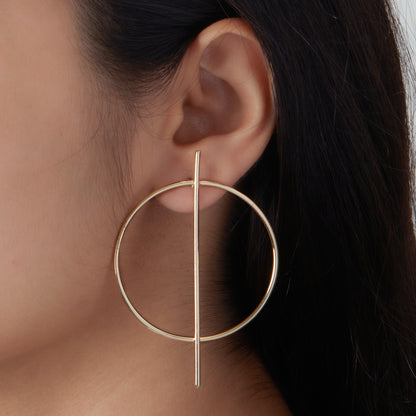 McAllistter – Circle Geometric Earrings